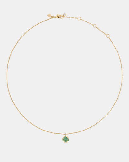 Everyday Spade Pave Mini Pendant