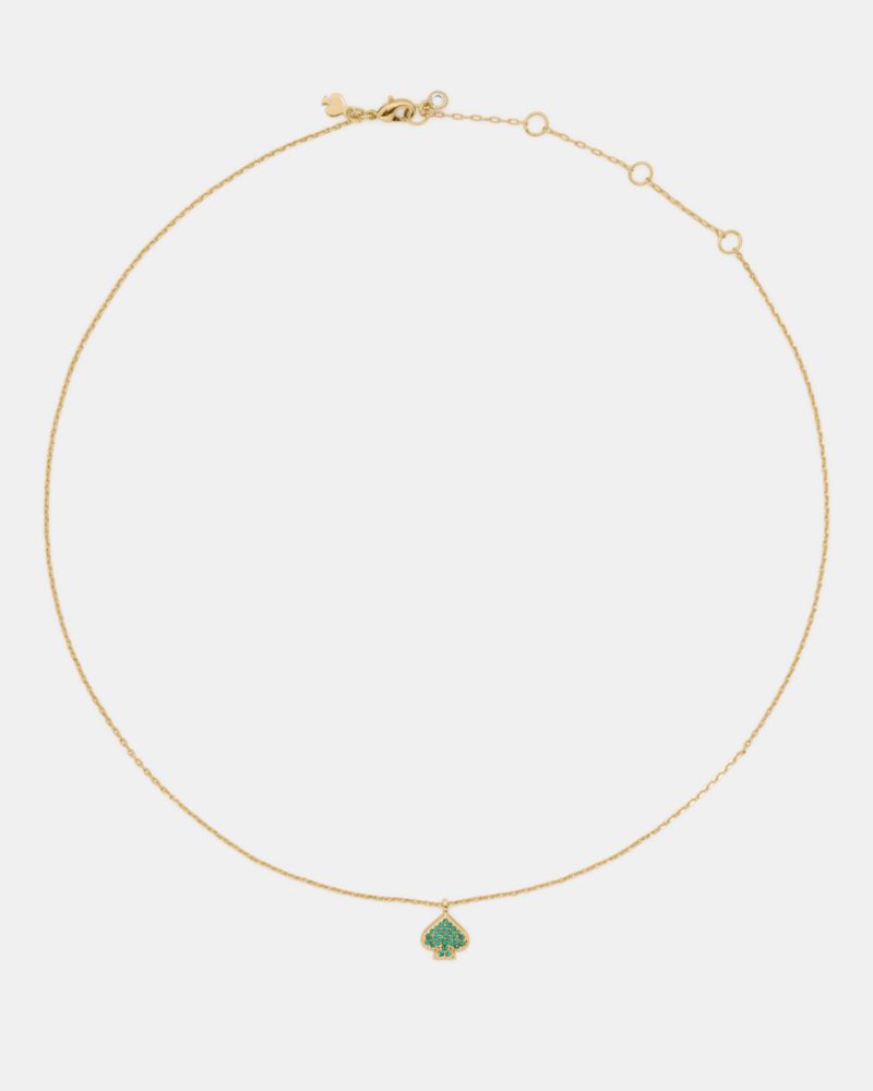 Everyday Spade Pave Mini Pendant