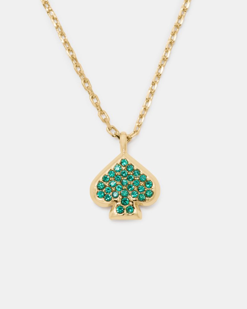 Everyday Spade Pave Mini Pendant