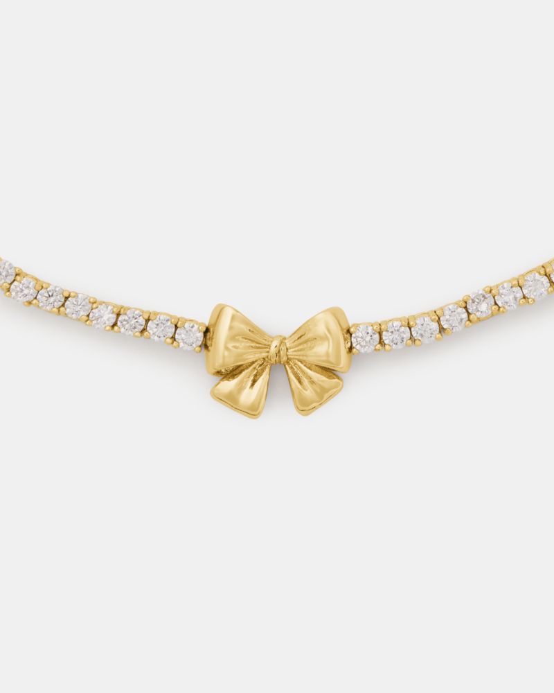 Bling And Bows Bow Tennis Bracelet