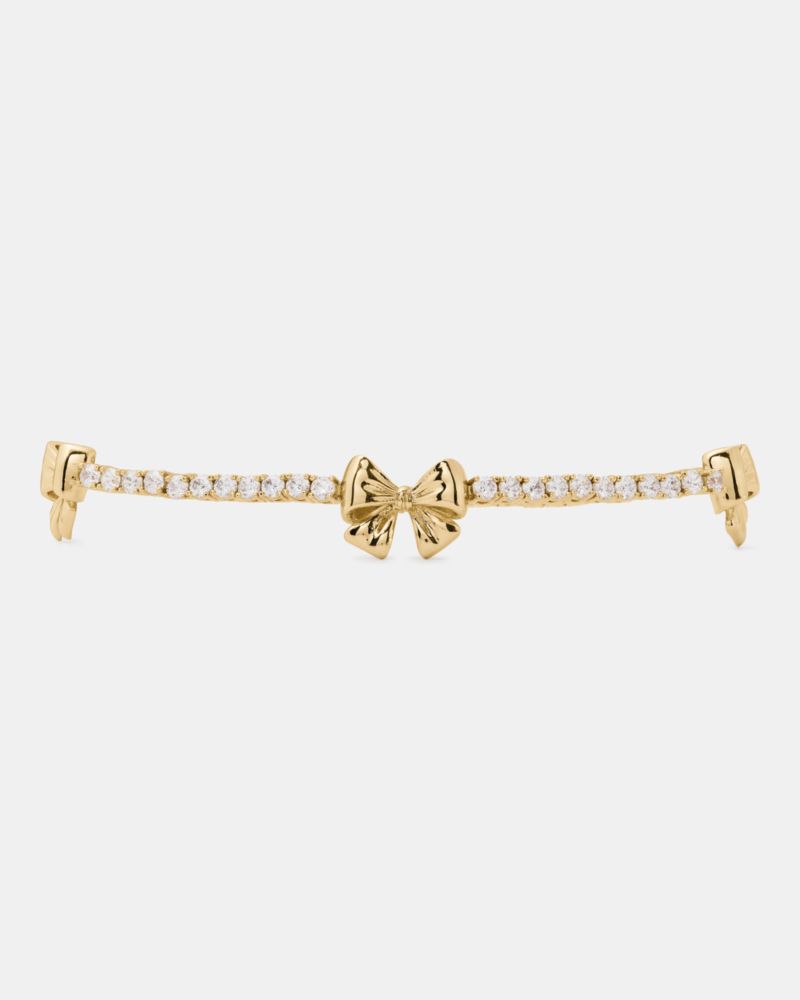 Bling And Bows Bow Tennis Bracelet