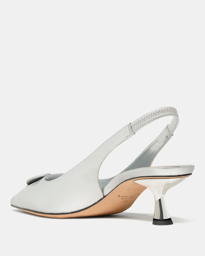 Lover Metallic Slingback Kitten Heel