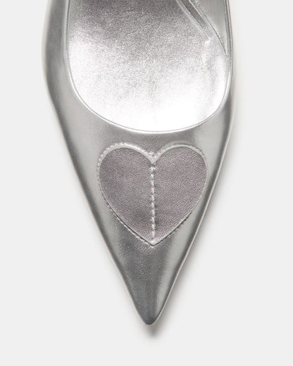 Lover Metallic Slingback Kitten Heel