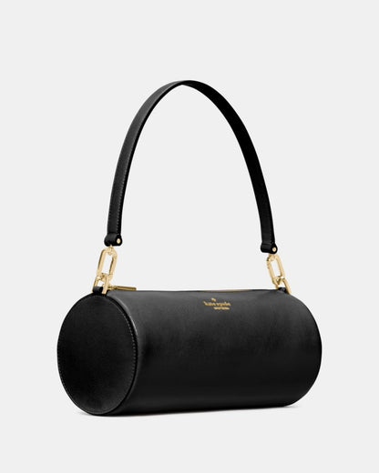 Roulette Glazed Leather Medium Shoulder Bag