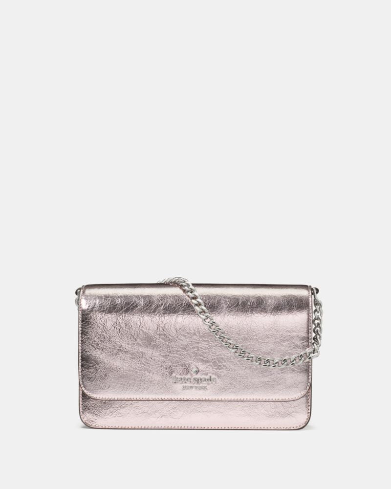 Madison Metallic Willow Mini Flap Crossbody