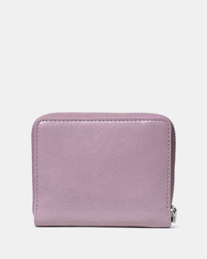 Loop Glazed Zip Around Wallet