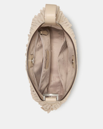 454 Suede Fringe Small Shoulder Bag