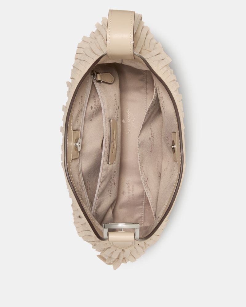 454 Suede Fringe Small Shoulder Bag