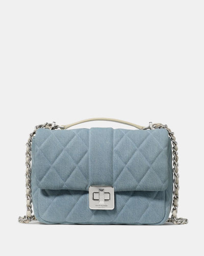 Carey Quilted Tweed Crossbody Bag