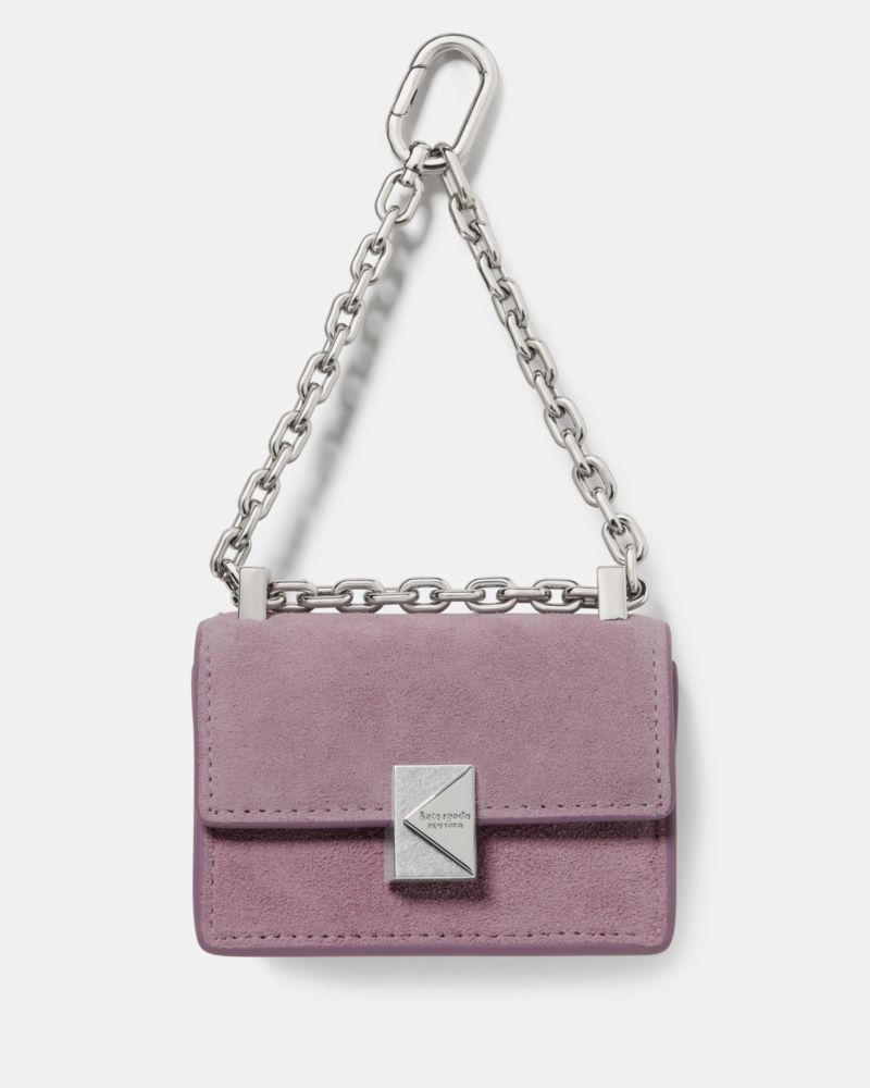 Charmed Suede Nano Carryall Bag Charm