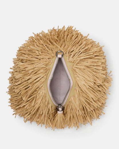 Critters Raffia Stevie Hedgehog Mini Bag