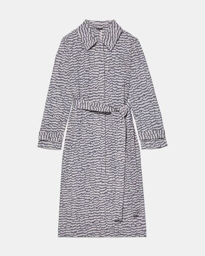 Modern Feathers Belted Trench Coat