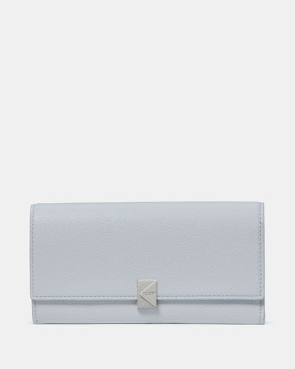 Deco Snake Embossed Large Flap Wallet
