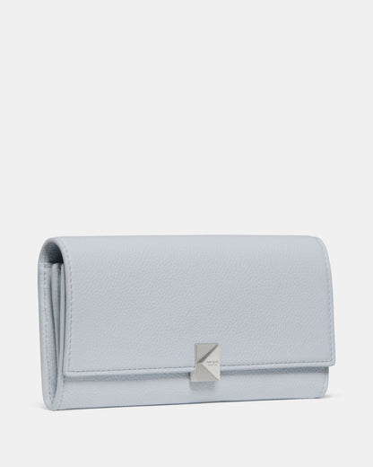 Deco Snake Embossed Large Flap Wallet