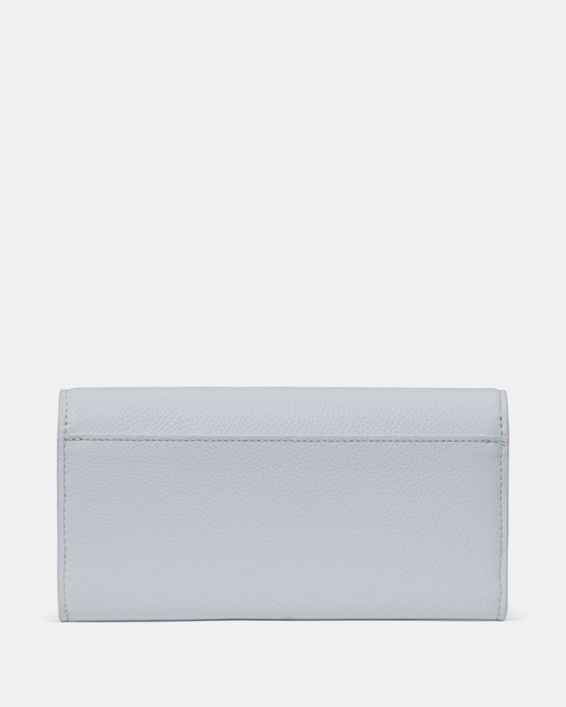 Deco Snake Embossed Large Flap Wallet