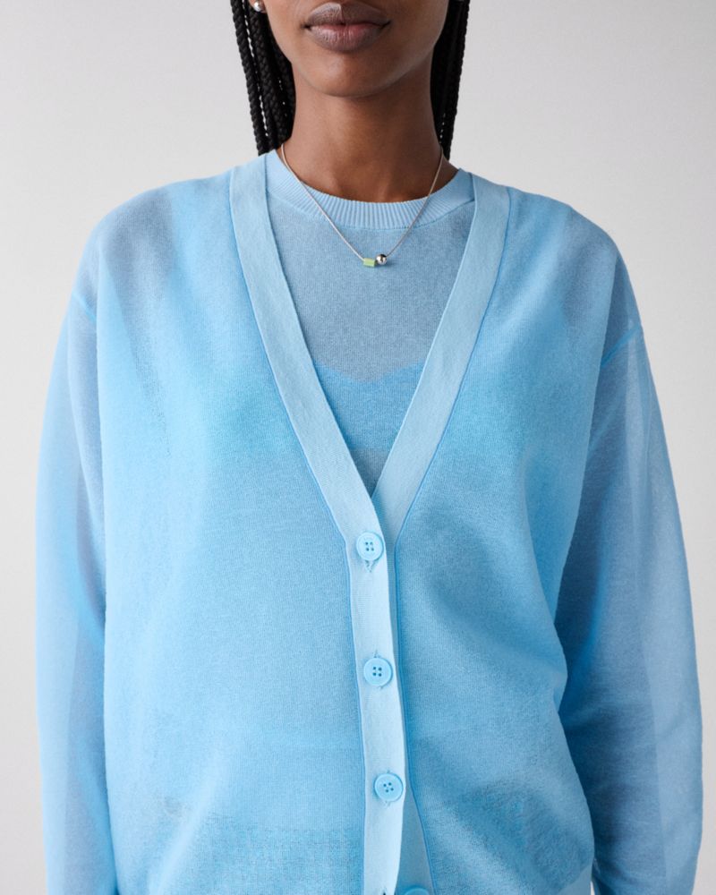 Sheer Knit Cardigan