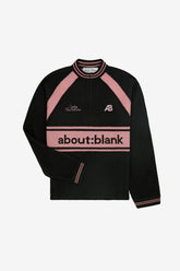 Knitted cycling top - black/pink