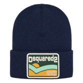 Dsquared2 Canadian Heritage Beanie in Navy Blue