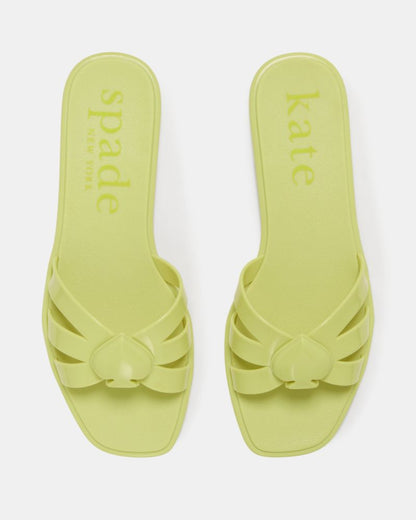 Sculpted Spade Jelly Sandal