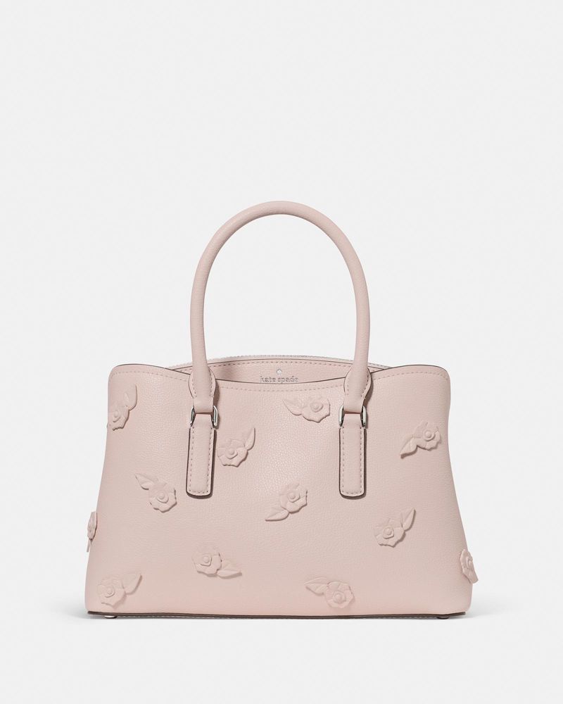 Thompson Street Straw Small Satchel Bag With Charm