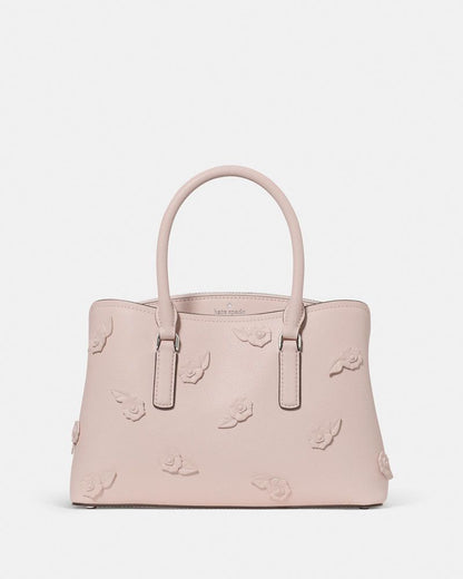 Thompson Street Straw Small Satchel Bag With Charm