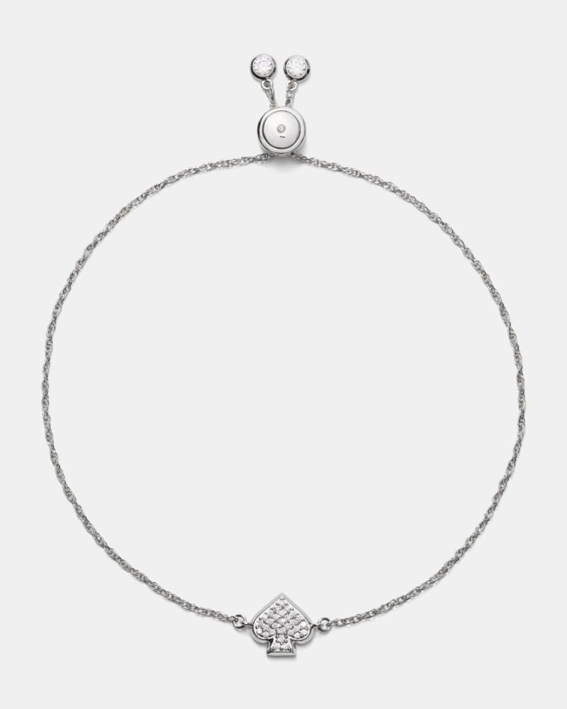 Everyday Spade Pave Slider Bracelet