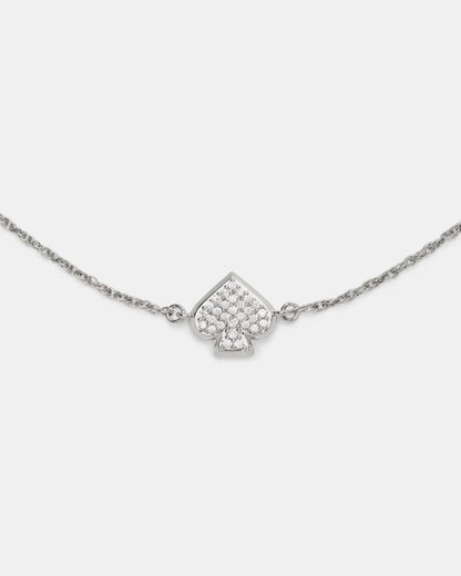 Everyday Spade Pave Slider Bracelet