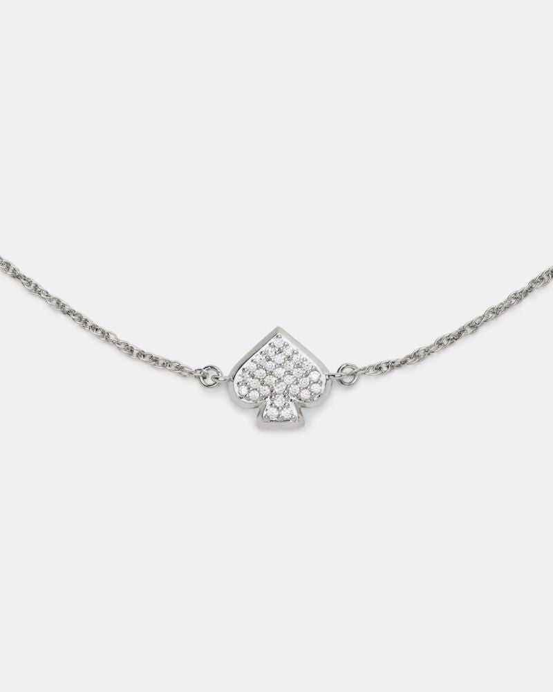 Everyday Spade Pave Slider Bracelet