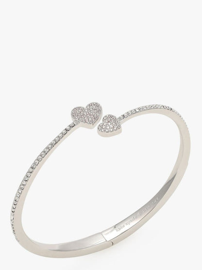 Yours Truly Pave Open Hinge Cuff