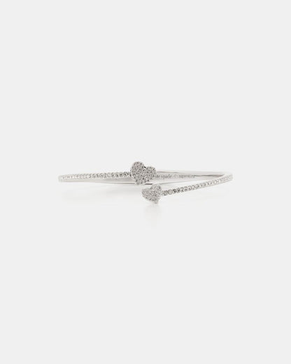 Yours Truly Pave Open Hinge Cuff