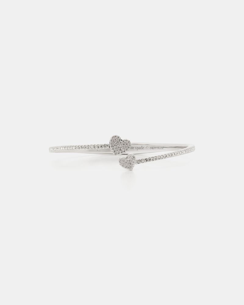Yours Truly Pave Open Hinge Cuff
