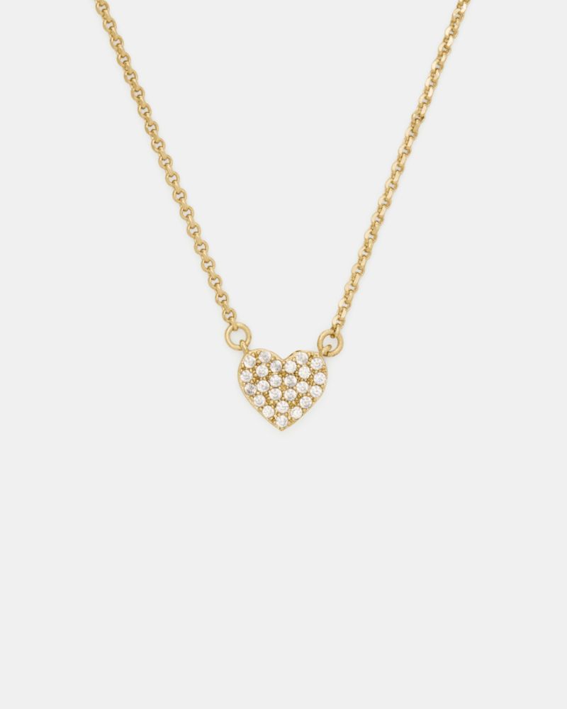 Yours Truly Pave Heart Mini Pendant