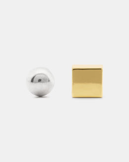 Geo Pop Asymmetrical Studs