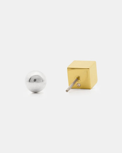 Geo Pop Asymmetrical Studs