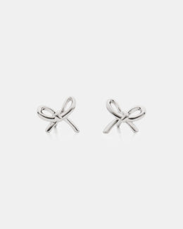 Girlie Pearlie Mini Bow Studs