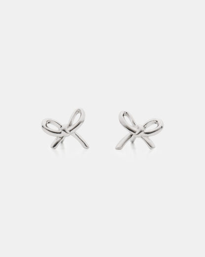 Girlie Pearlie Mini Bow Studs
