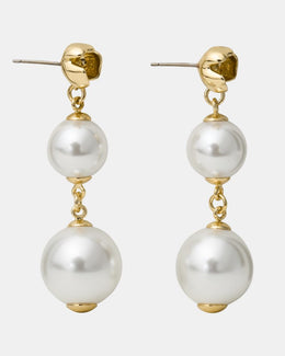 Golden Bloom Linear Earrings