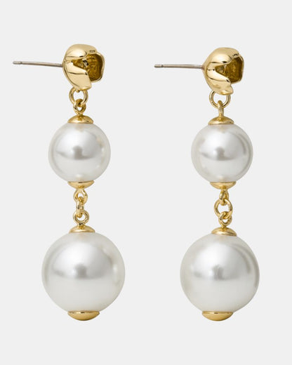 Golden Bloom Linear Earrings