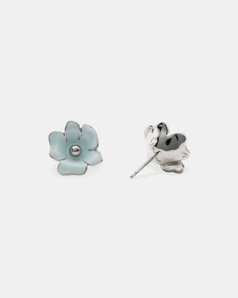 Golden Bloom Flower Studs