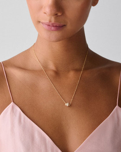 Sailor's Knot Pave Mini Pendant