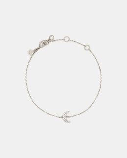 You're A Gem Pave Moon Bracelet