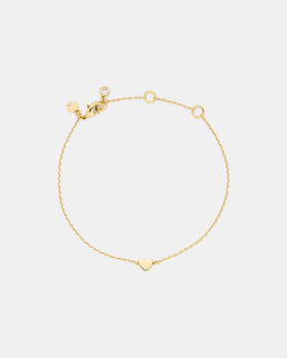 You're A Gem Metal Mini Heart Bracelet