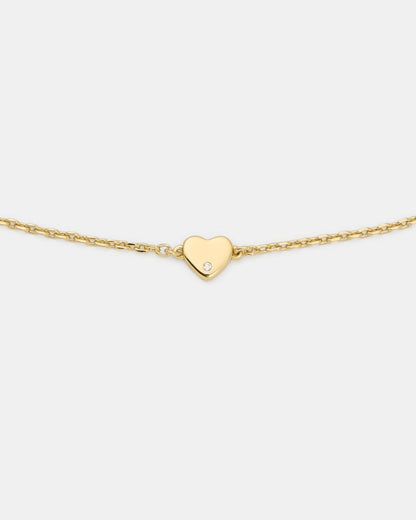 You're A Gem Metal Mini Heart Bracelet