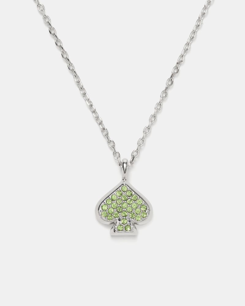 Everyday Spade Pave Mini Pendant
