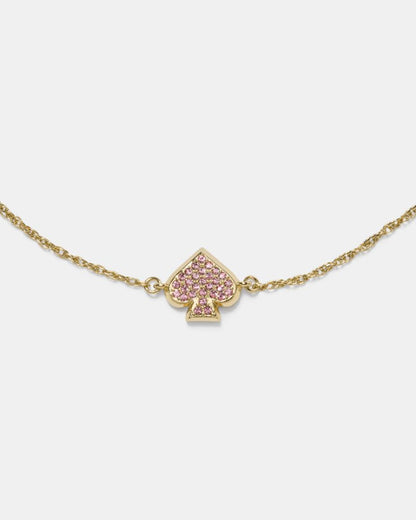 Everyday Spade Pave Slider Bracelet