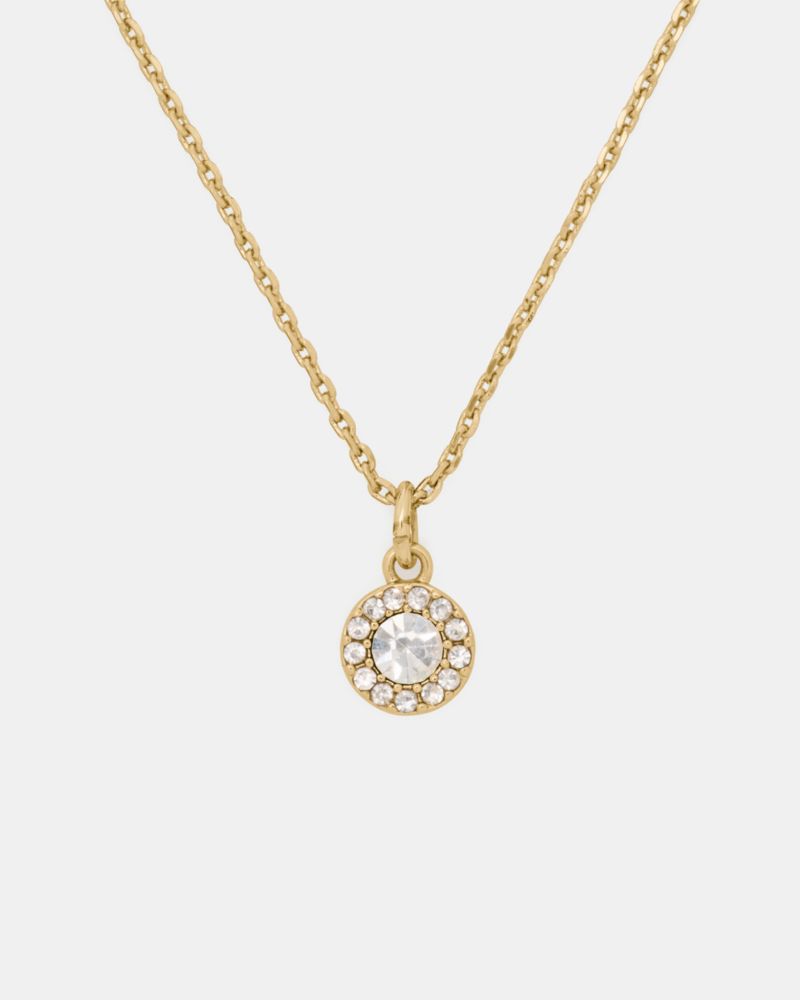 You're A Gem Pave Halo Pendant