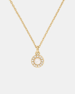 You're A Gem Pave Halo Pendant