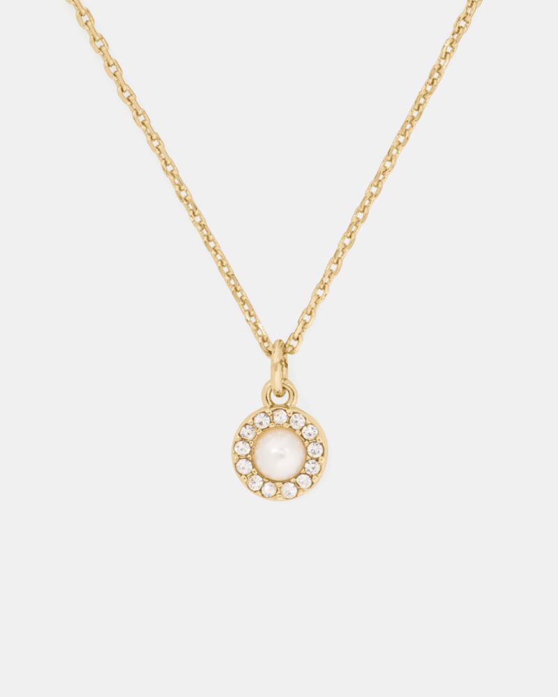 You're A Gem Pave Halo Pendant