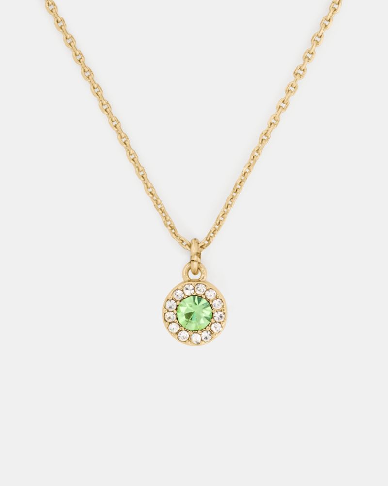 You're A Gem Pave Halo Pendant