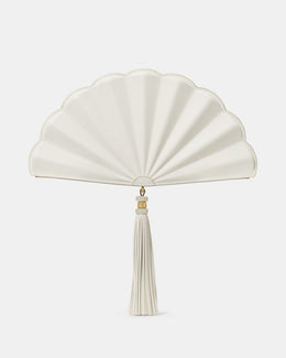 Lotus Fan Clutch Bag